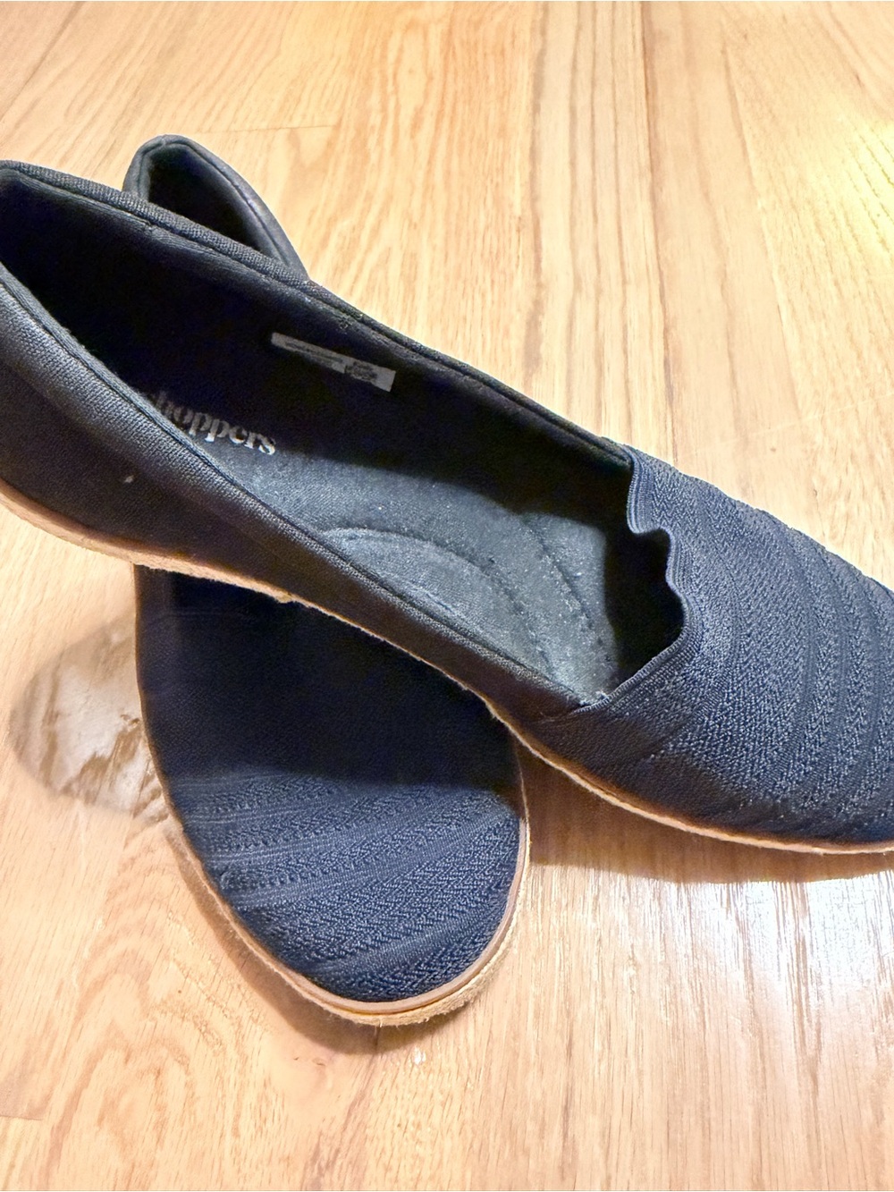 Grasshoppers Casual Black Slip-On wedges - Comfortable Everyday Women’s Shoes